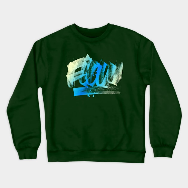 flow Crewneck Sweatshirt by industriavisual